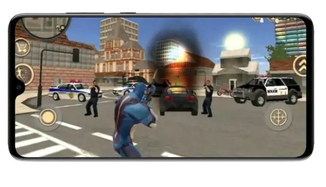 fight as a role of superhero